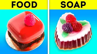 FOOD VS. SOAP || Fantastic Soap DIY Ideas You Can Make At Home