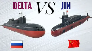 Delta vs Jin Class Submarine | Chinese  VS Russian Submarine