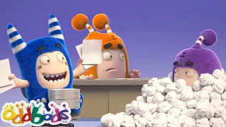 El Juego de Lanzar Papel | Oddbods | Dibujos Animados Divertidos Para Niños