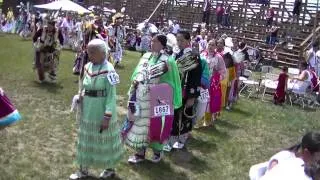 Grand Entry in Red Lake July 2013