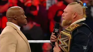 Bobby Lashley confronta a Brock Lesnar por el Campeonato de WWE - WWE Raw 10/01/2022 (En Español)