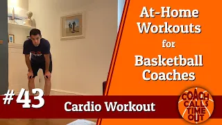 10 Minute Killer HIIT Cardio Workout for Basketball Coaches (no equipment needed)