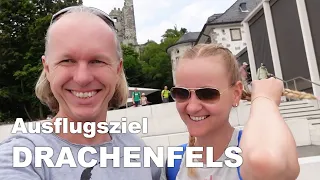 Aufflugsziel Drachenfels - Wanderung auf den Drachenfels bei Königswinter im Siebengebirge in NRW