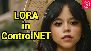 LORA with ControlNET - Get the BEST results - Complete Guide // Jenna Ortega