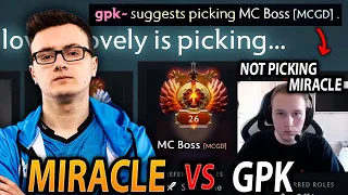 MIRACLE meets GPK in Ranked after a Long time on STREAM