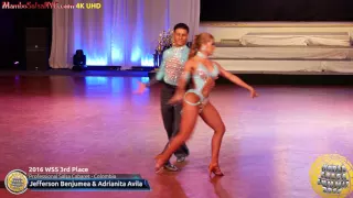 WSS16 Professional Salsa Cabaret 3rd Place Jefferson Benjumea & Adrianita Avila