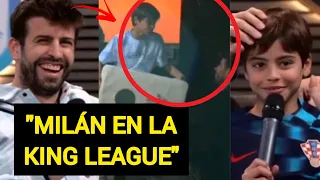 Milán Hijo De Shakira Y Piqué Reaparece En La King League Con Su Padre | VÍDEO