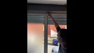 Toe and heel method on dropped UPVC doors