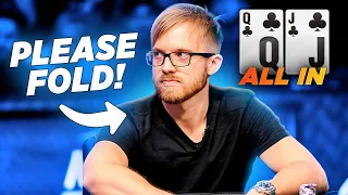 When you pick the WORST moment to BLUFF!