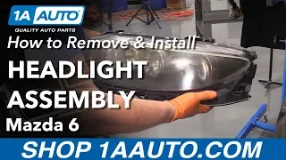 How to Replace Headlight Assembly 06-08 Mazda 6