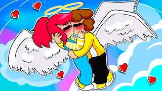 PatOni y Patita ANGEL se BESAN 💋😍 en Minecraft 👼🏻