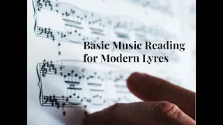 How to Play the Lyre - Lyre Strings and Basic Music Reading for Diatonic Lyres