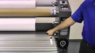 How to Load, Web and Laminate a RSC Professional Series Roll Laminators Graphics Training