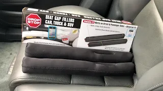 DROP STOP!  FILLS THE GAP BETWEEN CAR SEAT AND CONSOLE