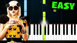 Lady Gaga - Paparazzi - EASY Piano Tutorial