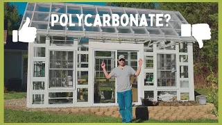 Greenhouse Polycarbonate Roof Update :: 1 Year Later