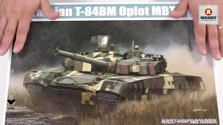 Trumpeter - Ukranian T 84BM Oplot MBT - What is in the Box Review