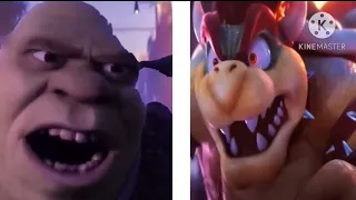 Shrek VS Bowser Rematch Full Fight (Epic)