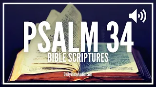 Psalm 34  | The Happiness Of Those Who Trust In God | Encouraging Audio Scripture From Psalms