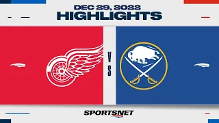 NHL Highlights | Red Wings vs. Sabres - December 29, 2022