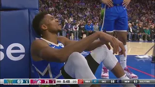 Joel Embiid Commits FLAGRANT 1 FOUL On Giannis Antetokounmpo 😳 | 18 November 2022