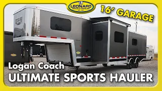 ULTIMATE SPORTS HAULER w/ 16' GARAGE - Logan Coach Toy Hauler