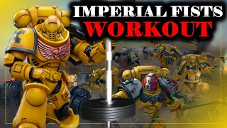 Spacemarine Workout  | Imperial Fists |  Triarii Best-of Workout 🟡 To the glory of Him on Earth!