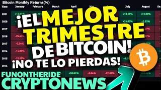 ¡NO TE PIERDAS EL MEJOR TRIMESTRE de BITCOIN!