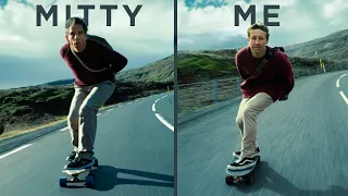 Recreating the Walter Mitty Longboard Scene in Iceland!