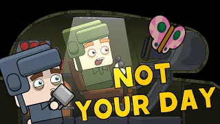 Today's not your day! Funny Tank Attack - Сartoons about tanks