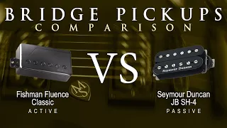 Fishman FLUENCE CLASSIC vs Seymour Duncan JB SH-4 - Bridge Pickup Guitar Tone Comparison Demo