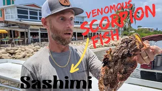 Fishing, Catching and Eating a VENOMOUS Scorpion Fish! + I got to hang out with my Missouri friends!