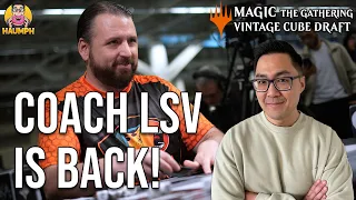 Drafting With The Perfect Companion And Also LSV | Vintage Cube Draft | MTGO