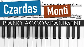 Monti Czardas | Piano Accompaniment | Violin Sheet Music