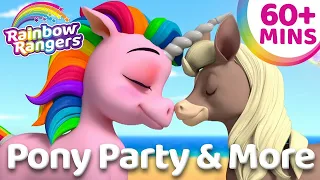 Rainbow Rangers Full Episodes ❤️ Pony Party & More! ❤️