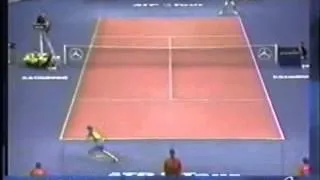 Pete Sampras great shots selection against Yevgeny Kafelnikov (Masters 1996 RR)