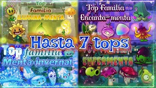 7 tops, 7 familias | Plantas Vs Zombies 2 | Recopilación | Mi opinión