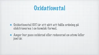 Oxidationstal