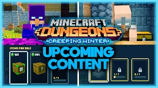 Minecraft Dungeons Creeping Winter DLC: Diaries (All Merchants Revealed, Endgame Content + MORE)