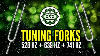 You Won’t Believe How 528 Hz + 639 Hz + 741 Hz Tuning Forks Unblock Your Middle Chakras