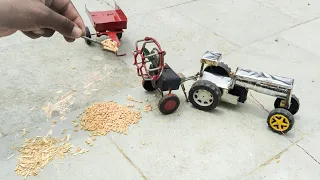 diy tractor fan wheat cleaning machine|part 2 mini science project #Dhanrajminimachine #tractor #fan