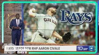 Cleveland Guardians trade SP Aaron Civale to Tampa Bay Rays for 1B prospect Kyle Manzardo