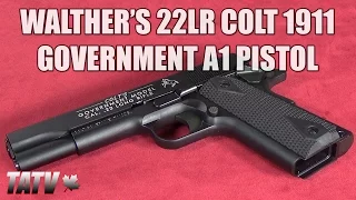 Walther's 22LR Colt Government 1911 A1 Pistol