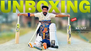 UNBOXING World’s First Affordable & Cheapest Full Size Cricket Kit ( 1 KIT 2 BATS )
