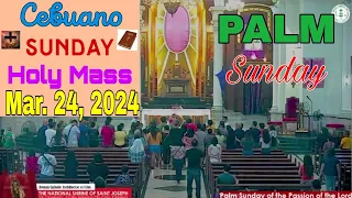Mar. 24, 2024 Cebuano Sunday Mass (anticipated-03/23)@Nat'l. Shrine of St. Joseph(Cebu) *Palm Sunday