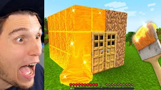 Paluten REAGIERT auf ULTRA REALISTISCHES LAVA HAUS (Minecraft Memes)