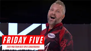 Friday Five - Best Split Conversions from 2022 PBA Tour Telecasts