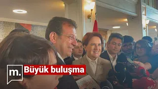 İYİ Parti lideri Meral Akşener, Ekrem İmamoğlu ile buluştu