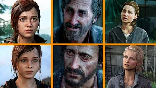 The Last of Us Part 1 vs Remastered | All Characters 4K Graphics Comparison | PS5 vs PS4