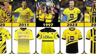 Evolution BORUSSIA DORTMUND The Yellow Jersey since 1983-2024